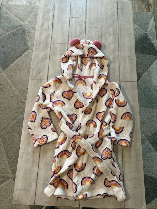 PETIT-LEM SLEEP Other - PETIT LEM  SLEEP Designer Girls Cozy Rainbow Hooded Robe In Size 6